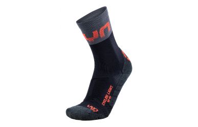 UYN Cycling Light Man Socks Black Grey Hibiscus