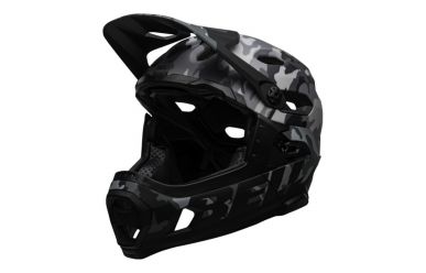 Bell Super DH Mips Fullface Helm Matte Gloss Black Camo