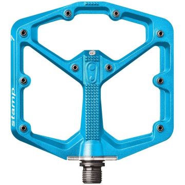 CrankBrothers Stamp 7 Flatpedal Electric Blue Large