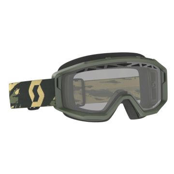 Scott Primal Enduro Goggle Brille, Camo Kaki, Clear