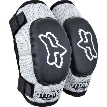 Fox Racing PEEWEE TITAN ELBOW GRD S/M Unisex Black/Silver OS