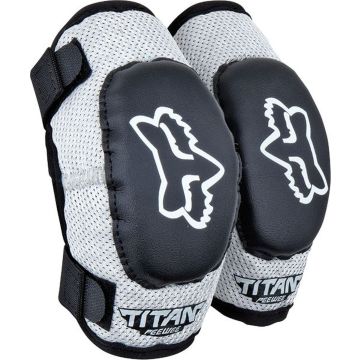 Fox Racing PEEWEE TITAN ELBOW GRD M/L Unisex Black/Silver OS