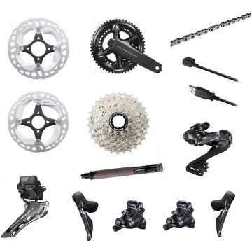 Shimano Ultegra DI2 Gruppe R8170, inkl. Bremsen, 2x12 / 52-36 / 172,5mm / 11-30