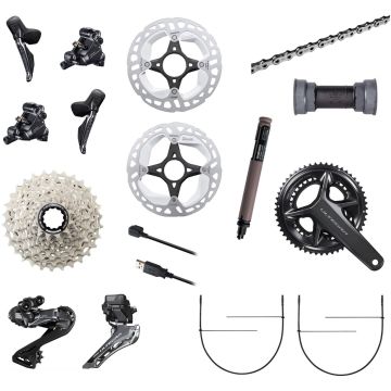 Shimano Ultegra DI2 Gruppe R8170, inkl. Bremsen, 2x12 / 50-34 / 175mm / 11-34