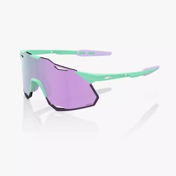 100% Hypercraft XS Brille, Soft Tact Mint, Hiper Lavender Mirror Lens