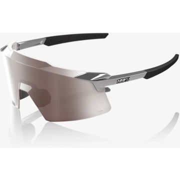 100% Aerocraft Brille, Gloss Chrome, Hiper Silver Chrome Lens