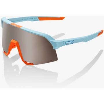 100% S3 Brille, Soft Tact Two Tone, Hiper Silver Mirror Lense