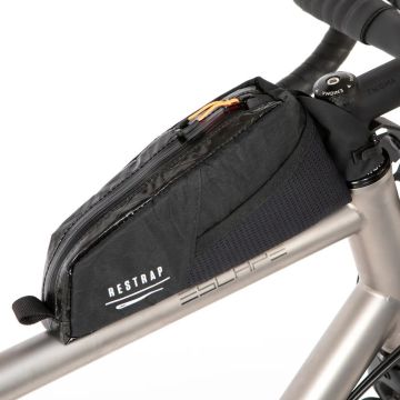 Restrap Top Tube Bag Race 100% Waterproof Black 1,2L