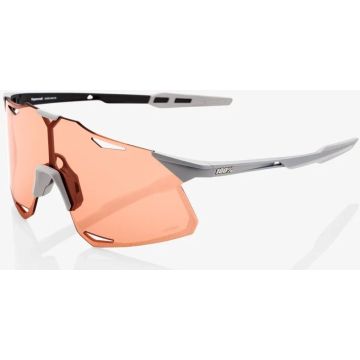 100% Hypercraft Brille, Matte Stone Grey, Hiper Coral Lens