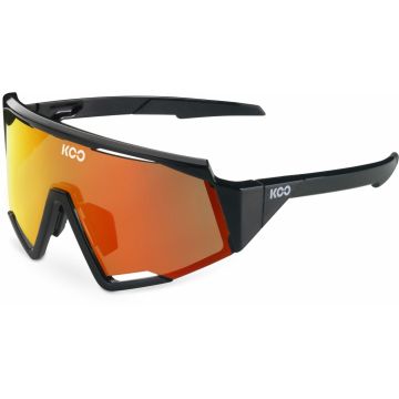 KOO Spectro Brille, Black, Red Mirror Lens