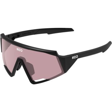 KOO Spectro Brille, Black, Photochromic Pink Lens