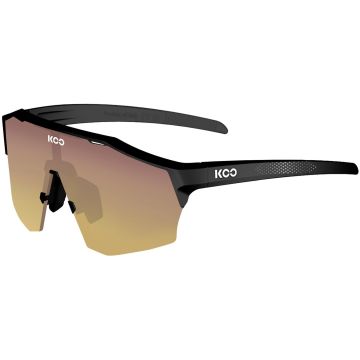 KOO Alibi Strade Bianche Brille, Black Matt, Sunrise Lens