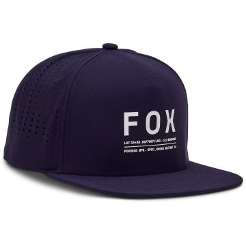 Fox Racing Non Stop Snapback Kappe, Midnight Blue OS