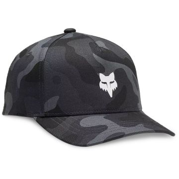 Fox Racing Camo 110 Snapback Kappe Youth, Black Camouflage OS
