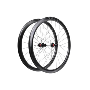 Beast RX40 Rennrad Laufradsatz UD Black, DT Swiss 240s Disc Center Lock Sram XDR, 28", VR 12x100mm, HR 12x142mm