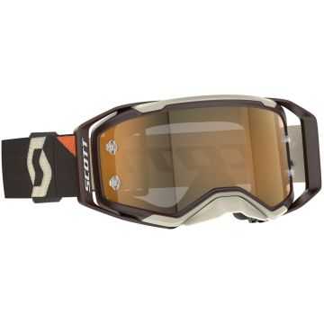 Scott Prospect 2.0 AMP Chrome Goggle, Deep Brown Beige Gold Chrome Works
