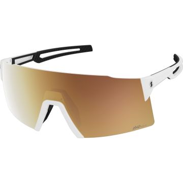 Scott Stride Compact LS Brille, White AMP LS Gold Chrome S1-3