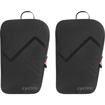 Cyclite Fork Bag 01 Set, 2 X 3,1 L Black