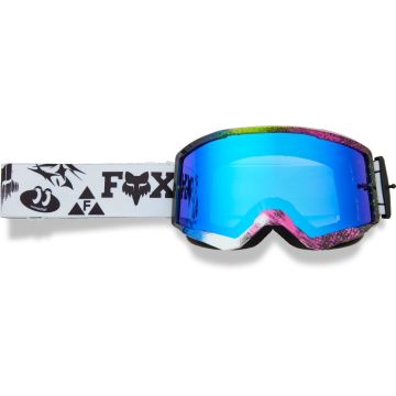 Fox Racing Main Image Cosmo Mirrored Lens Goggle, White Black OS