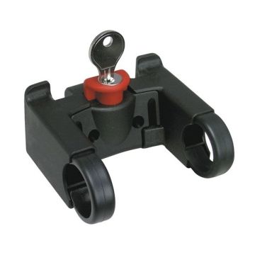 Rixen + Kaul KLICKfix Lenkeradapter mit Schloss, Halter für Taschen, Körbe, Kartenhalter
