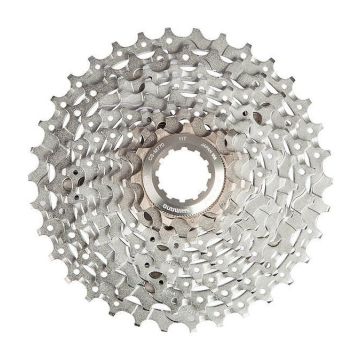 Shimano CS-M770 Deore XT Kassette, 9-fach, Silver, 11-34 Zähne