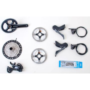 Shimano GRX 820 Gruppe, inkl Bremsen, 1x12