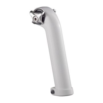 Bontrager Sattelstütze Trek Sitzturm 20mm Kröpfung 135mm Carbon Weiß