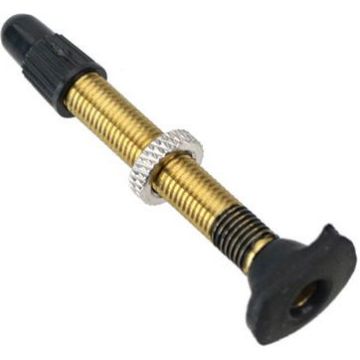 Notubes Universal Ventil Paar 35mm MTB bis zu 8mm Ventilloch Silber