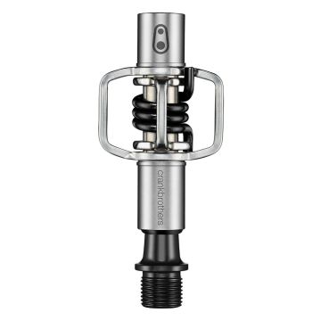 CrankBrothers Eggbeater 1 Pedale inkl. Premium Cleats, Silver Black