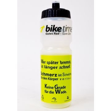 biketime Trinkflasche 750ml Umweltfreundlich, Kompostierbar aus biologisch abbaubarem Material