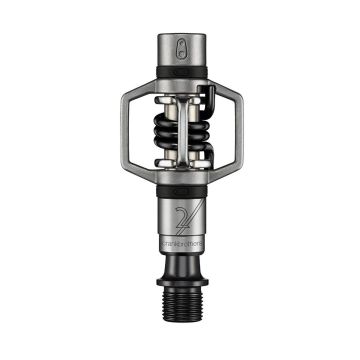 CrankBrothers Eggbeater 2 Pedale inkl. Premium Cleats, Silver Black
