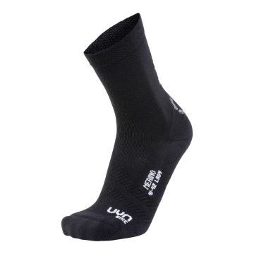 UYN Cycling Merino Lady Socks Black White