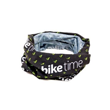 biketime Buff multifunktionaltes Hals-, Kopftuch Black Race Team Green