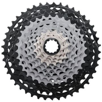 Shimano CS-M9100-A XTR Kassette, 12-fach, Silver Black, 10-51 Zähne