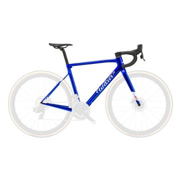 Wilier 0 SLR Frameset inkl. Zero Lenker und Sattelstütze Admiral Blue Glossy