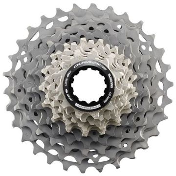 Shimano CS-R9200 Dura Ace Kassette, 12-fach, Silver Grey