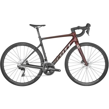 Scott Addict 30 Carbon Raw Red Tint