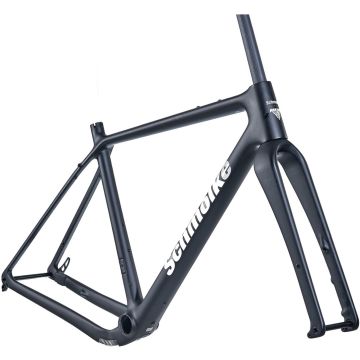 Schmolke Gravel Infinity Rahmenset Schwarz Matt Weiss Glänzend