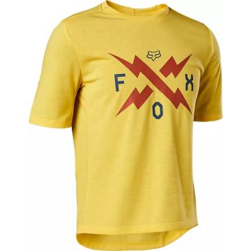 Fox Racing Ranger Dr SS Jersey Youth Pear Yellow
