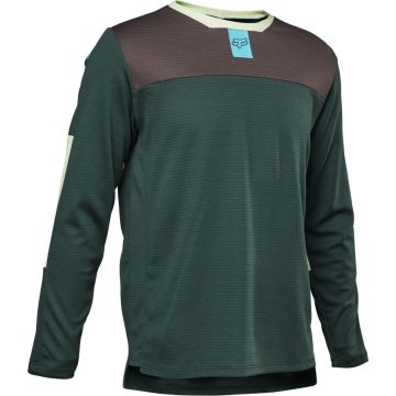 Fox Racing Defend Langarm Jersey Youth Emerald