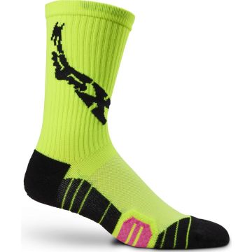 Fox Racing Ranger Cushion 8" Socken Men Fluorescent Yellow
