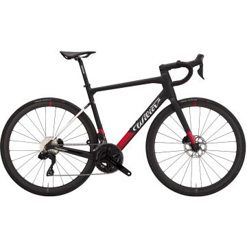 Wilier Garda Disc Shimano 105 Di2 2x12, RS171 Wheels, Black Red Matt
