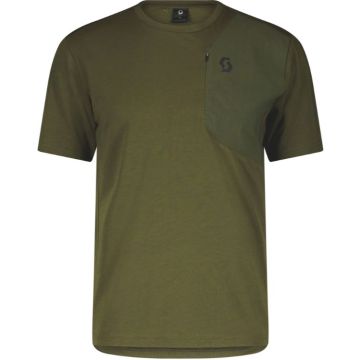 Scott Dri Pocket T-Shirt Fir Green