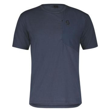 Scott Dri Pocket T-Shirt Metal Blue
