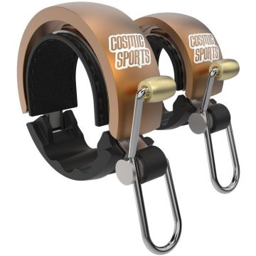 Knog Oi Luxe Fahrradklingel Black Matte Bourbon