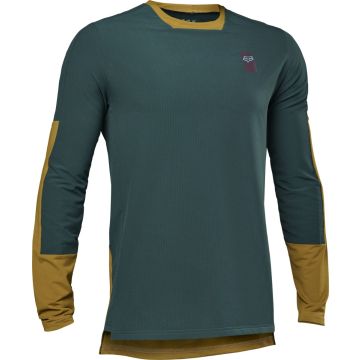 Fox Racing Defend Langarm Thermal Jersey Emerald