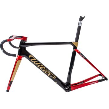 Wilier Filante SLR Frameset, FilanteBar 420x101, Infinitamente Schwarz Gold Rot Glossy