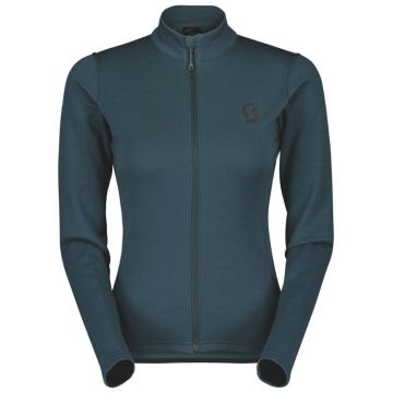 Scott Gravel Warm Merino Shirt Langarm, Women, Aruba Green