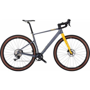 Wilier Adlar Rival XPLR AXS 1x12, Grey Yellow Glossy
