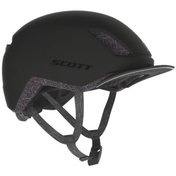 Scott il Doppio Plus Helm mit Rücklicht Granit Black